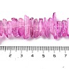 Natural Dyed Quartz Beads Strands G-G791-14P-3