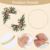10Pcs 5 Styles Iron Linking Rings IFIN-SP0001-55KCG-4