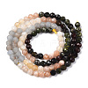 Natural & Synthetic Mixed Gemstone Beads Strands G-D080-A01-01-17-2