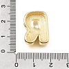 Brass Slide Charms KK-E802-33G-R-3