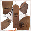 Cowhide Leather Labels AJEW-WH0386-0016-4