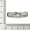 304 Stainless Steel Knot Connector Charms STAS-Z147-10P-3