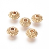 Long-Lasting Plated Alloy Beads PALLOY-E576-06G-2