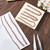 15Pcs 3 Styles Plush Craft Doll Eyelashes Strips DOLL-CP0001-07B-3