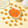 Autumn Theme Transparent Acrylic Beads PL712Y-5-5
