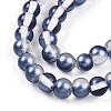 Baking Paint Transparent Glass Beads X1-DGLA-N011-6mm-08-3
