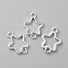 Zinc Alloy Open Back Bezel Connector Charms FIND-WH0139-69D-S-1