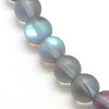 Synthetic Moonstone Beads Strands G-F142-6mm-02-3