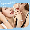 2Pcs 925 Sterling Silver Spring Gate Rings STER-SC0001-36A-5