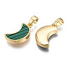 Real 18K Gold Plated Brass Pendants KK-N233-170A-01D-3