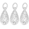 Beebeecraft 4Pcs 925 Sterling Silver Pendants STER-BBC0005-79-1