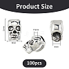 100Pcs Alloy European Beads FIND-FH0011-86-2
