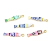 Printed Brass Pendants KK-CBA42CA-03G-1