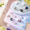 20Pcs UV Plating Acrylic Beads OACR-TADJ0001-05-4