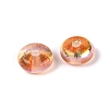 Baking Paint Electroplate Transparent Glass Beads EGLA-Q141-01A-A04-2