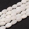 Natural White Jade Bead Strands G-K153-E01-1