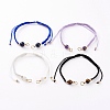 Adjustable Nylon Thread Braided Bead Bracelet Making AJEW-JB00893-1