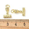 Rack Plating Brass Cubic Zirconia Pendants KK-K392-14G-3