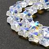 Transparent Glass Beads Strand X1-GLAA-F112-02I-5