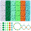 1440Pcs 6 Styles Opaque Acrylic Beads MACR-PA0001-78-1