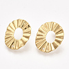 304 Stainless Steel Stud Earring Findings STAS-S079-46A-2