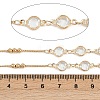 Brass Flat Round Link Chains CHC-H115-28G-2