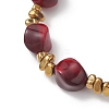 Acrylic Imitation Gemstone Beads Stretch Bracelets for Women BJEW-JB13273-4