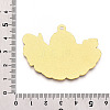 Rack Plating Alloy Enamel Big Pendants ENAM-N056-395F-G-3