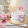6 Sets 2 Colors Iron & Paper Butterfly Cake Toppers Decorations DIY-GA0007-53-6