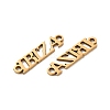 201 Stainless Steel Connector Charms STAS-K251-078G-2