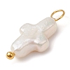 Natural Keshi Pearl Pendants PALLOY-JF02823-4