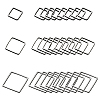 30Pcs 3 Style Brass Linking Rings KK-CN0001-55-1
