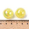 AB Color Transparent Crackle Round Acrylic Beads CACR-S006-07-4