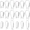 Unicraftale 18Pcs 3 Style 304 Stainless Steel Hoop Earrings Findings Kidney Ear Wires STAS-UN0038-20-1