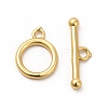 Rack Plating Eco-Friendly Brass Toggle Clasps KK-K165-36-2