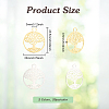 40Pcs 2 Colors Brass Filigree Pendants KK-DC0002-08-2