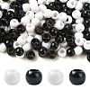 180Pcs 2 Colors Opaque Acrylic European Beads SACR-FS0001-54-1