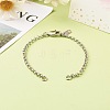 Handmade 304 Stainless Steel Rolo Chain Bracelets Making Accessories AJEW-JB01026-01-2