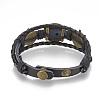 Imitation Leather Bracelet Making MAK-R024-04-4