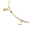 Brass Cable Chains Anklets AJEW-AN00518-2