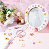 Flatback Hair & Costume Accessories Ornaments Resin Flower Daisy Cabochons CRES-PH0003-18-6