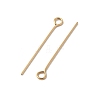 304 Stainless Steel Eye Pins STAS-K293-13G-0.6x26mm-2