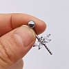 316L Surgical Stainless Steel Belly Rings WGDD0AB-10-2