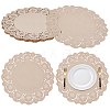 100Pcs Paper Wedding Party Table Mat AJEW-WH0696-674-1