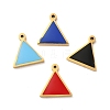 304 Stainless Steel Enamel Charms STAS-A078-08G-1