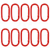 10Pcs Alloy Spring Gate Rings FIND-TA0009-25F-1