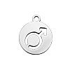 201 Stainless Steel Charms STAS-Q201-T105-1