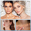 10Pcs Electroplate Natural Baroque Pearl Keshi Pearl Pendants PEAR-ME0001-01-4