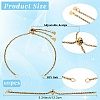 10Pcs 304 Stainless Steel Rolo Chain Bracelet Making AJEW-YW00004-01-3
