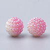 Imitation Pearl Acrylic Beads OACR-T004-10mm-14-2